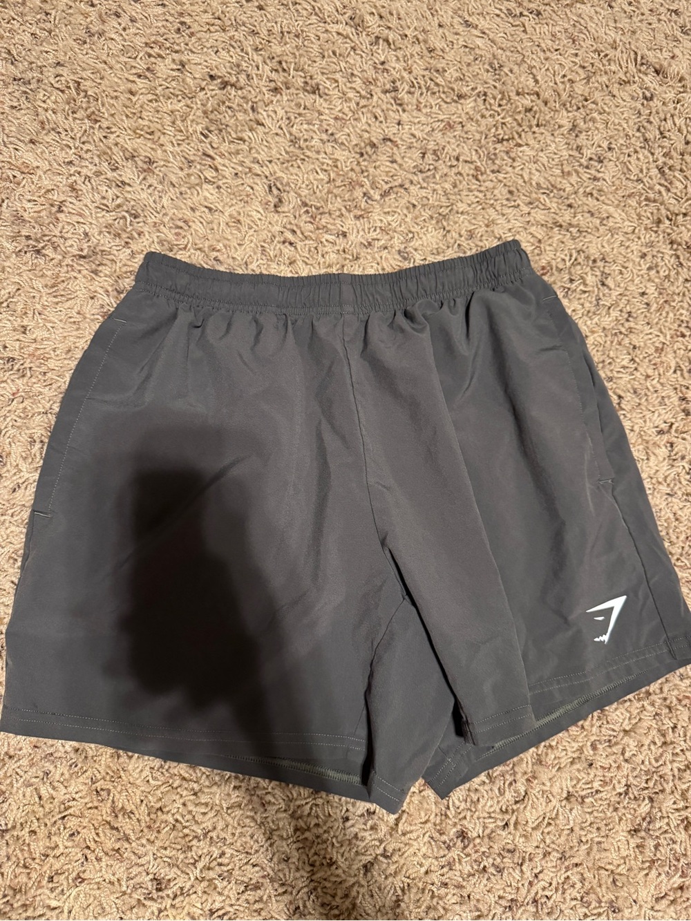 Gymshark Men's Shorts in Olive Gray